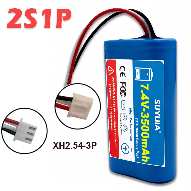 Power Tools Rental - 18650 7,4V 3500mAh 2S1P Lithium-Ionen-Akku für