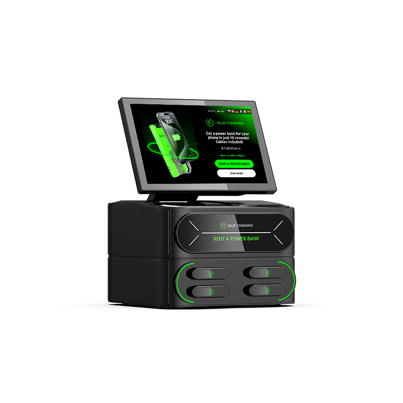 Power Tools Rental - 4-Fach POS-Mietkiosk für Handy-Powerbanks mit Einfacher