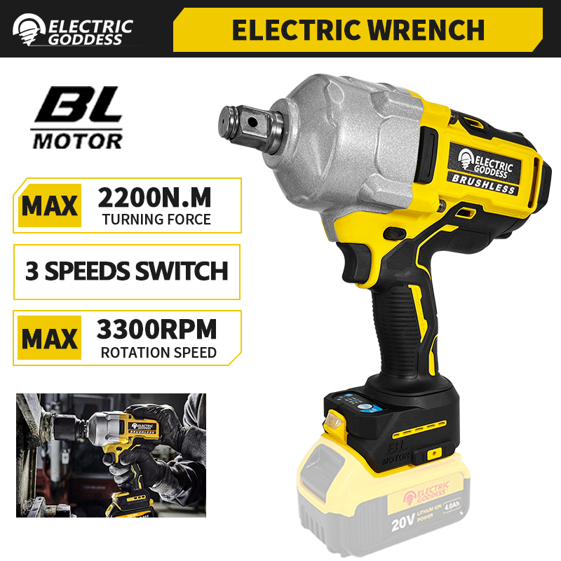 Power Tools Ingco - Elektrische Göttin 2200N.M Bürstenlosen Elektrischen Schlagschrauber