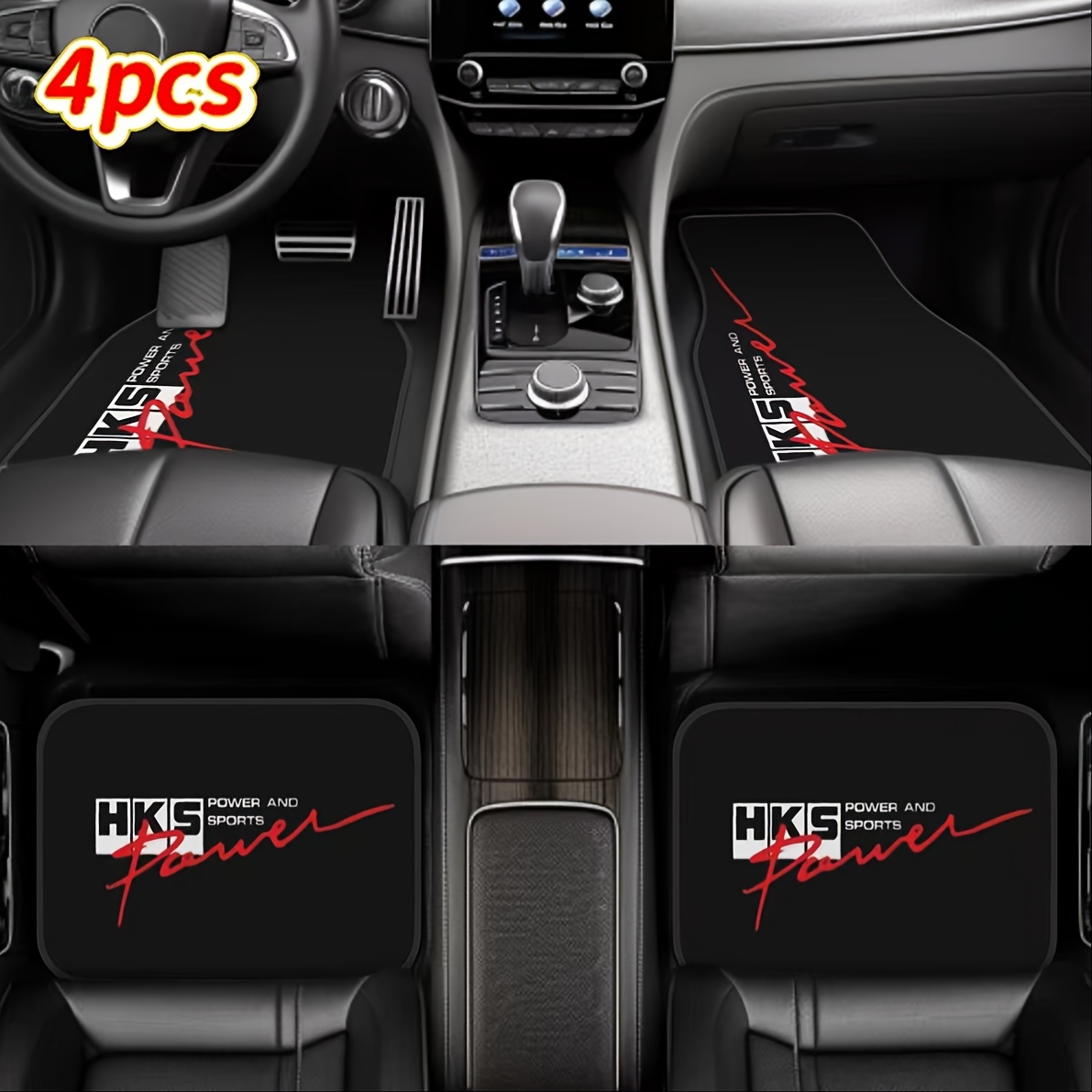4 Stück – Auto-Fußmatten mit H – Power Tools Logo Bewertung und Preis