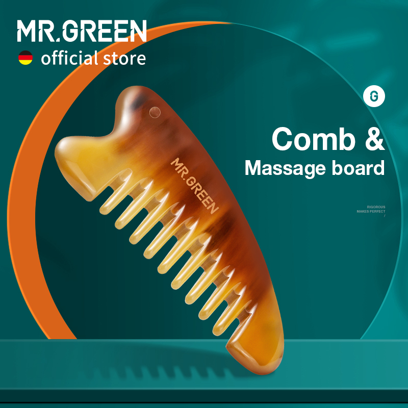 MR.GREEN Kamm Mit Guasha Schab – Power Tools Green Color Bewertung und Preis