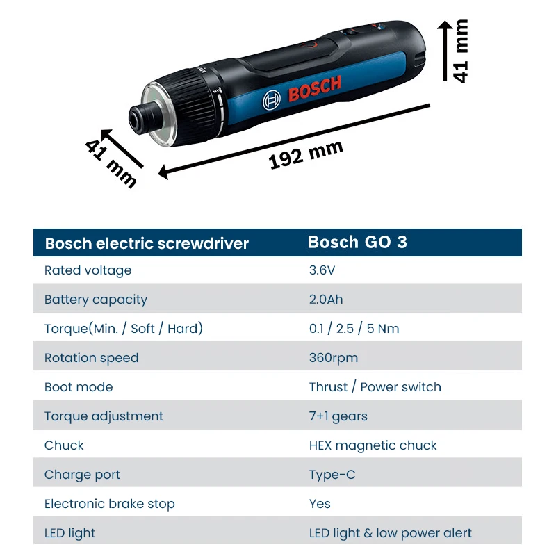 BOSCH Go 3 Elektrischer Schrau – Power Tools Bosch Bewertung und Preis